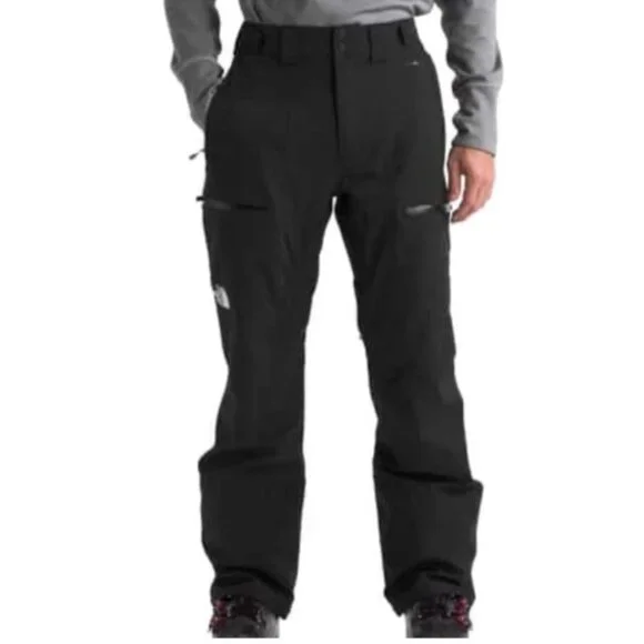 The North Face HyVent Mens Black Snow Pants With Suspenders.Size Medium - Picture 2 of 15